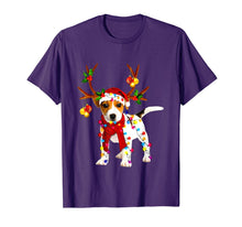 Load image into Gallery viewer, Funny shirts V-neck Tank top Hoodie sweatshirt usa uk au ca gifts for Santa jack russell gorgeous reindeer Light Christmas Lover T-Shirt 994991
