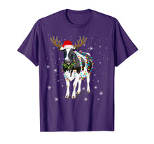 Load image into Gallery viewer, Funny shirts V-neck Tank top Hoodie sweatshirt usa uk au ca gifts for Funny Cow Christmas Tee Reindeer Christmas Lights Pajama T-Shirt 1043589