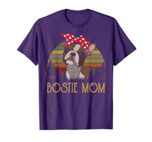 Load image into Gallery viewer, Bostie Mom Vintage Shirts Boston-Terrier Mama Grandma Gifts T-Shirt-5950824