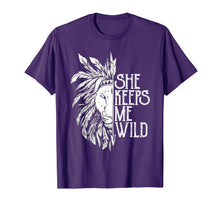 Load image into Gallery viewer, She Keeps Me Wild Lion Couple Matching Gift T-Shirt