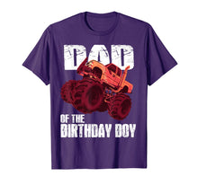 Load image into Gallery viewer, Monster Truck Dad Of The Birthday Boy Kids Gifts T-Shirt