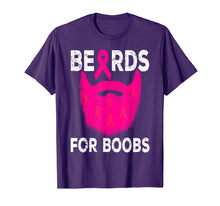 Load image into Gallery viewer, Pink Beards For Boobs Breast Cancer Awareness Month October T-Shirt