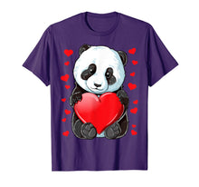 Load image into Gallery viewer, Panda Heart Valentines Day Girls Kids Women Bear Lover Gifts T-Shirt-860968