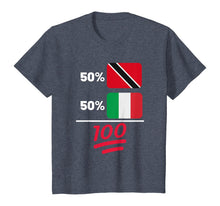 Load image into Gallery viewer, Trinidadian Plus Italian Mix Heritage Flag T-Shirt