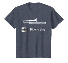 Load image into Gallery viewer, Slide To Play Trombone T shirt Funny marching band gift