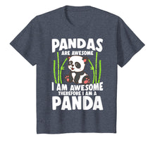 Load image into Gallery viewer, Panda Shirt Cute Panda Tshirt Pandas Are Awesome Panda Bear