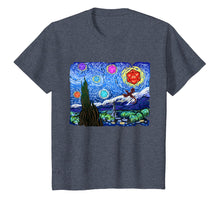 Load image into Gallery viewer, Tabletop Gaming Gift Shirt Starry Night Dragons D20 Dice Tee