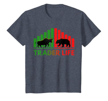 Load image into Gallery viewer, Trader Life Bulls and Bears Stock Market Trading Investors T-Shirt