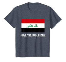 Load image into Gallery viewer, Support the protesters in Iraq Save the Iraqi People T-Shirt