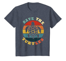 Load image into Gallery viewer, Save The Turtles Vintage Funny Turtles Lover Gift T-Shirt
