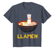 Load image into Gallery viewer, Llamen Llama Ramen Noodle Japanese Anime Kawaii Gift T-Shirt