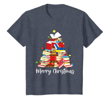 Load image into Gallery viewer, Reading Books Tree Librarian Nerd Christmas Gifts T-Shirt