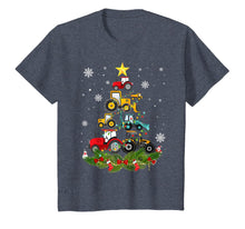 Load image into Gallery viewer, Tractor Christmas Tree gift Holiday Tractor funny xmas Gift T-Shirt