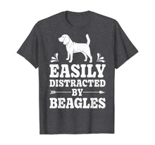 Load image into Gallery viewer, Funny shirts V-neck Tank top Hoodie sweatshirt usa uk au ca gifts for Easily Distracted By Beagles Funny Dog Lover Gifts Beagle T-Shirt 879791