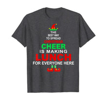 Load image into Gallery viewer, Lunch Lady Christmas Gift - Elf Christmas Cheer T-Shirt
