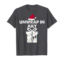 Load image into Gallery viewer, Funny shirts V-neck Tank top Hoodie sweatshirt usa uk au ca gifts for Christmas Pregnancy Announcement Gifts Unwrap In July T-Shirt 370200