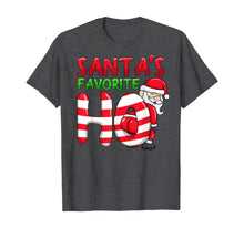 Load image into Gallery viewer, Funny shirts V-neck Tank top Hoodie sweatshirt usa uk au ca gifts for Santas Favorite Ho Santa favourite Ho Funny Girls Christmas T-Shirt 138278