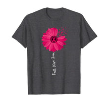 Load image into Gallery viewer, Faith Hope Love Pink Ribbon Daisy Flower : Breast Cancer T-Shirt 73573