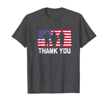 Load image into Gallery viewer, Thank You American Flag Military Heroes Veteran Day Gift T-Shirt