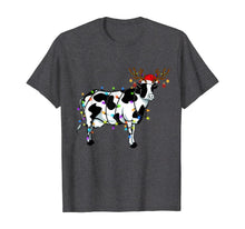 Load image into Gallery viewer, Funny shirts V-neck Tank top Hoodie sweatshirt usa uk au ca gifts for Funny Cow Christmas Tee Reindeer Christmas Lights Pajama T-Shirt 144381