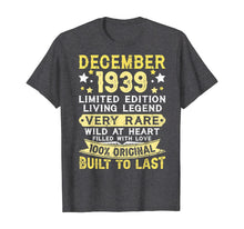 Load image into Gallery viewer, Funny shirts V-neck Tank top Hoodie sweatshirt usa uk au ca gifts for 1939 December 80 Years Old Tee 80th Birthday Gifts Christmas T-Shirt 631572
