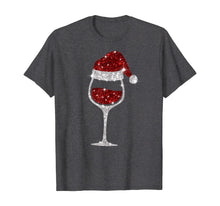 Load image into Gallery viewer, Funny shirts V-neck Tank top Hoodie sweatshirt usa uk au ca gifts for Wine Glasses Santa Hat Christmas Wine Lover T-Shirt 772583