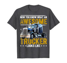 Load image into Gallery viewer, Funny shirts V-neck Tank top Hoodie sweatshirt usa uk au ca gifts for Awesome Trucker Big Rig Semi-Trailer Truck Driver Gift Men T-Shirt 363090