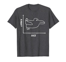 Load image into Gallery viewer, Duck Rabbit Graph Shirt - Fun Math Teacher Easter Tee Shirt T-Shirt-569751