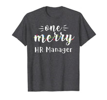 Load image into Gallery viewer, One Merry HR Manager Job Xmas Lights Christmas Gifts T-Shirt
