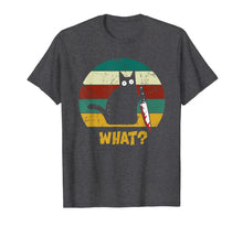 Load image into Gallery viewer, WHAT Murderous Cat With Knife Vintage Halloween Gifts 2019 T-Shirt