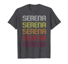 Load image into Gallery viewer, Serena Retro Wordmark Pattern - Vintage Style T-Shirt T-Shirt