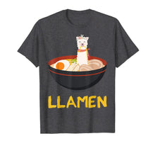 Load image into Gallery viewer, Llamen Llama Ramen Noodle Japanese Anime Kawaii Gift T-Shirt