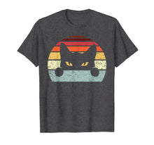 Load image into Gallery viewer, Vintage Black Cat - Retro Style Cats Gift - In 10 colors - T-Shirt