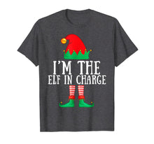 Load image into Gallery viewer, I'm The Elf in Charge Matching Family Group Christmas Gifts T-Shirt-2134025