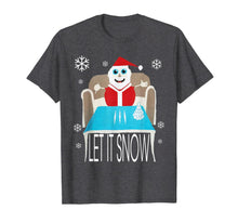 Load image into Gallery viewer, Cocaine Santa let it snow christmas sweater T-Shirt-177453