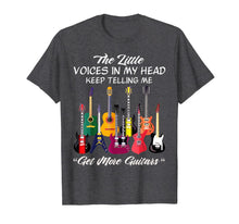 Load image into Gallery viewer, The little voices in my head keep telling me get more guitar T-Shirt-2501242