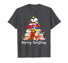 Load image into Gallery viewer, Reading Books Tree Librarian Nerd Christmas Gifts T-Shirt