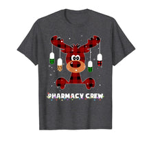 Load image into Gallery viewer, Red Plaid Reindeer Pharmacist Pharmacy Crew Christmas Gift T-Shirt-1449430