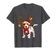 Load image into Gallery viewer, Funny shirts V-neck Tank top Hoodie sweatshirt usa uk au ca gifts for Santa jack russell gorgeous reindeer Light Christmas Lover T-Shirt 994991