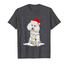 Load image into Gallery viewer, Poodle Santa Christmas Tree Lights Xmas Gifts T-Shirt-931591
