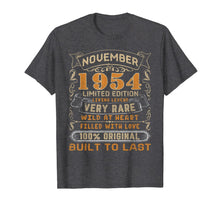 Load image into Gallery viewer, November 1954 Shirt 65 Years Old 65th Birthday Gift Him Her T-Shirt