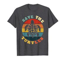 Load image into Gallery viewer, Save The Turtles Vintage Funny Turtles Lover Gift T-Shirt