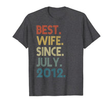 Load image into Gallery viewer, 7th Wedding Anniversary Gifts Best Wife Since July 2012 487077