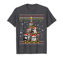Load image into Gallery viewer, Funny Christmas Tree Cats Merry Christmas Ugly Sweater Gifts T-Shirt-3127700