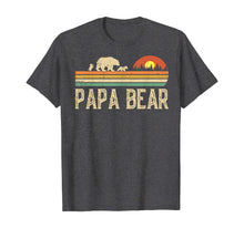 Load image into Gallery viewer, Mens Papa Bear Vintage Art Daddy Wildling Father's Day Dad TShirt423569