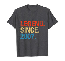 Load image into Gallery viewer, Legend Since 2007 Years Old Gifts 13th Birthday TShirt91040