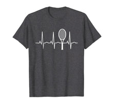 Load image into Gallery viewer, Tennis Heartbeat Shirt Best Tennis Gift Tee for Players Fans