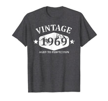 Load image into Gallery viewer, Funny shirts V-neck Tank top Hoodie sweatshirt usa uk au ca gifts for Funny Vintage 1969 50th Birthday Gift T-shirt Best Emoji Tee 700275