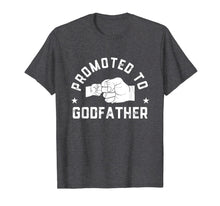 Load image into Gallery viewer, Mens Promoted To Godfather est 2019 t shirt Fathers Day Gifts 230263
