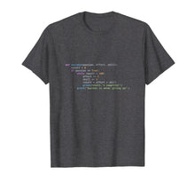 Load image into Gallery viewer, Funny shirts V-neck Tank top Hoodie sweatshirt usa uk au ca gifts for Python Code T-shirt: Programing Success Syntax 2994793